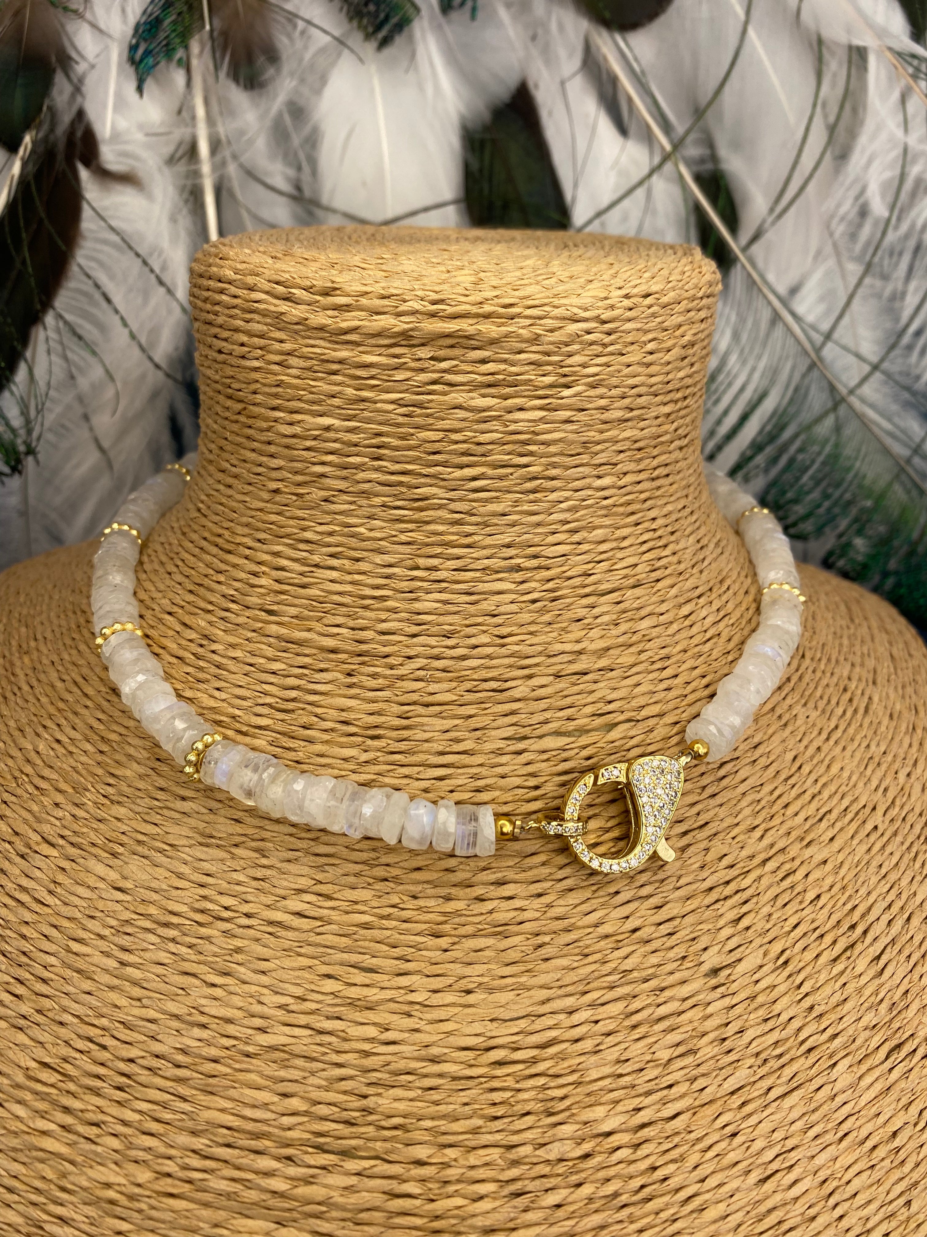 Collier Spirit – Pierre de Lune Cristal