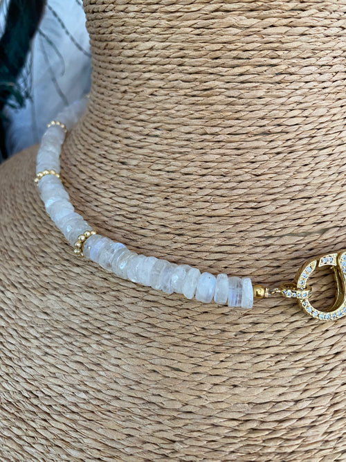 Collier Spirit – Pierre de Lune Cristal